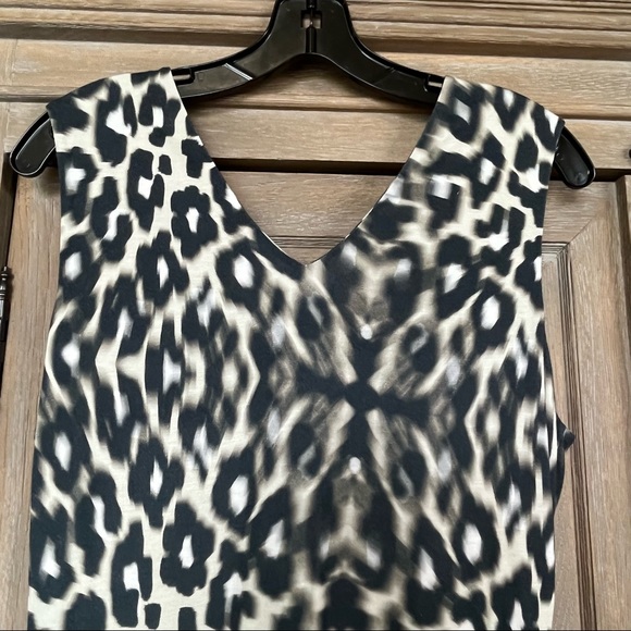 Escada blouse tank animal print rouched medium - Picture 12 of 14